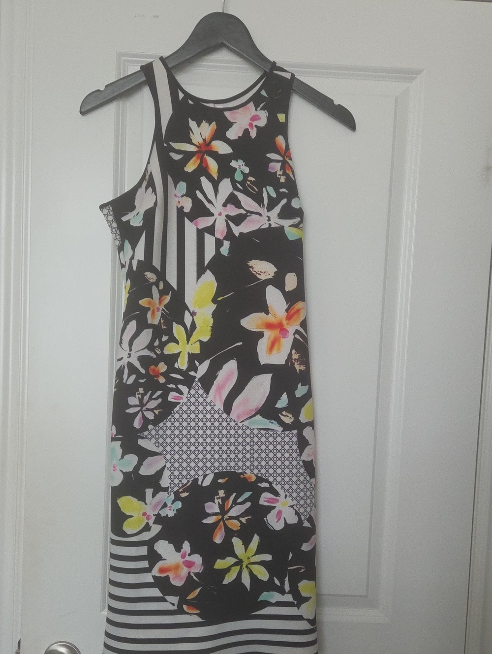 Clover Canyon Black Floral Print Maxi Dress